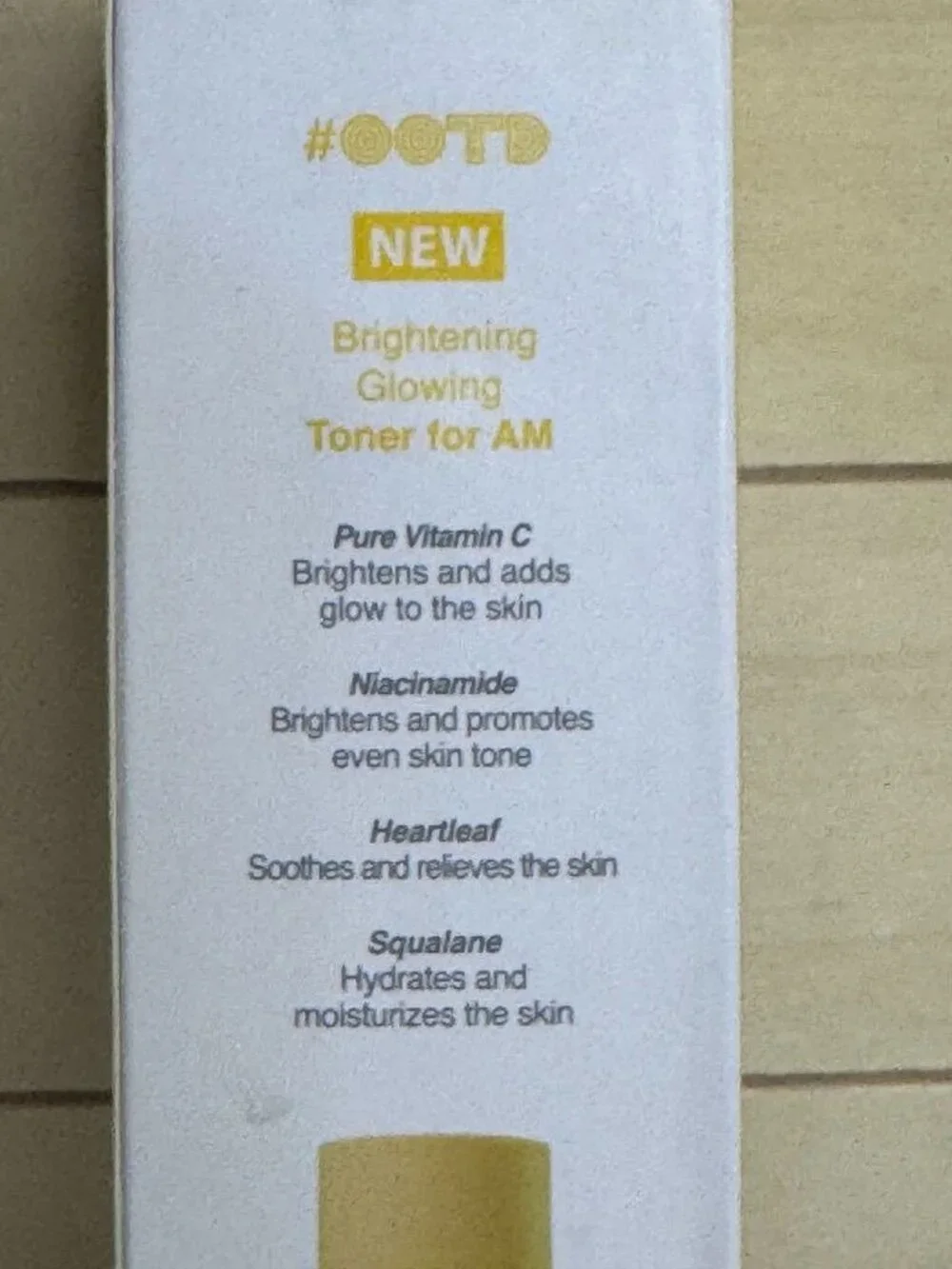 OOTD Dark Spot Vitamin C Toner 250ml With Niacinamide & Squalane Fragrance-Free